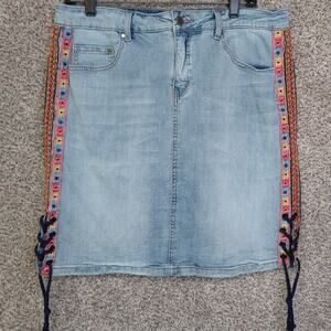 Tru Luxe Denim Skirt Size 14